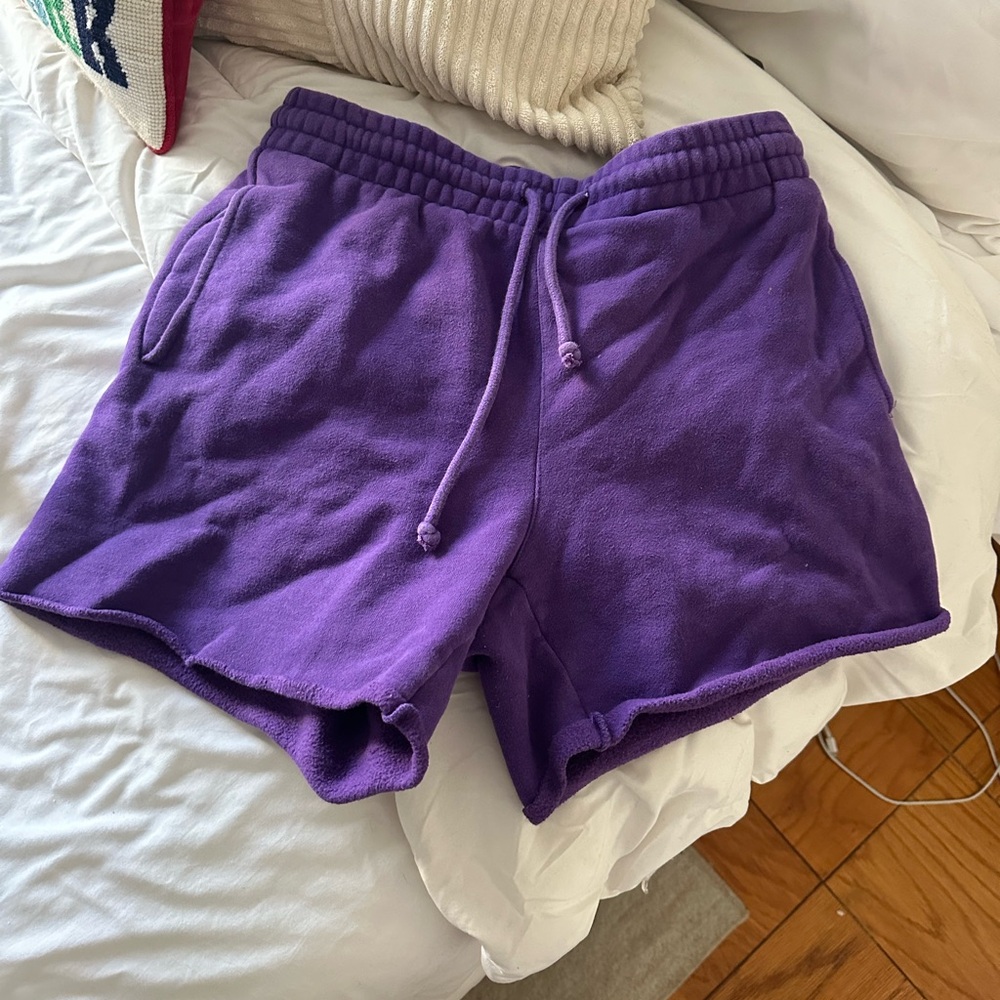 Aritzia Vibrant Purple Athletic Shorts